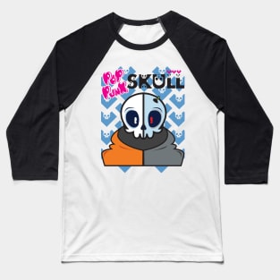 Pop Punk Skull Baseball T-Shirt